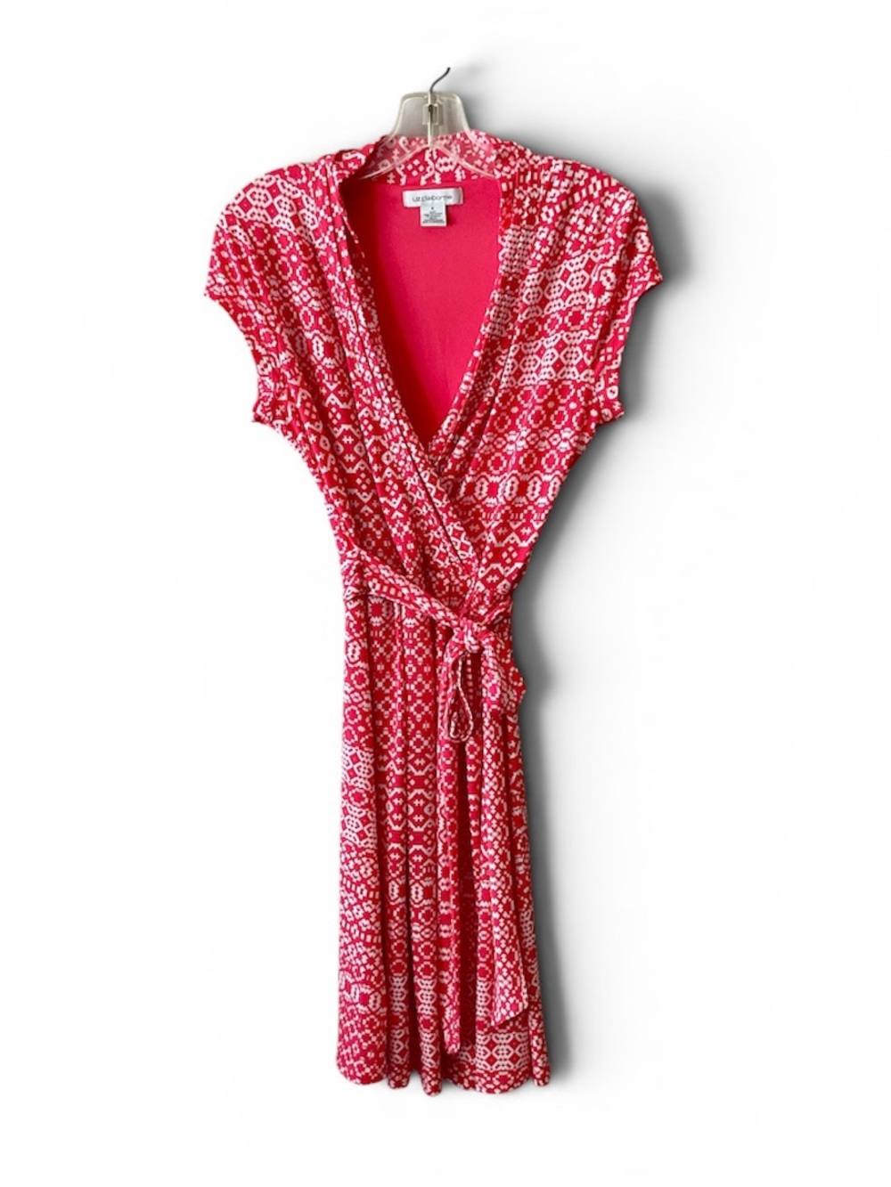 Liz Claiborne Printed Wrap Dress